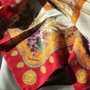 Vintage Burberry Handkerchief/Scarf - image 1